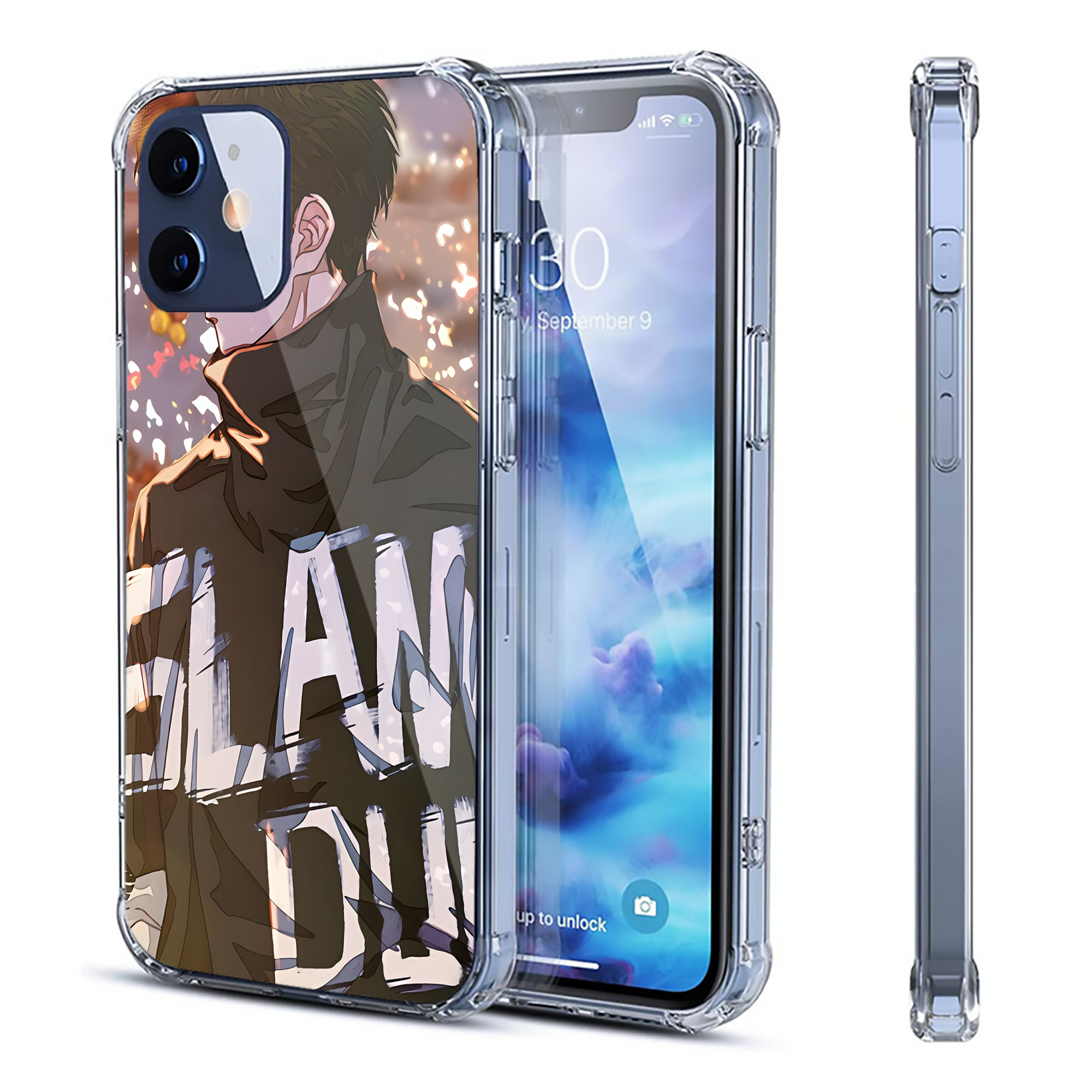 （画像用） SLAM DUNK／スラムダンク 【iPhone 12シリーズ対応】透明スマホケース（クリアソフトケース）